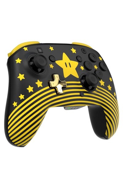 Turtle Beach Ασύρματο χειριστήριο Rematch Super Mario Star, αυτονομία 40 ωρών, φωτεινό, Nintendo Switch