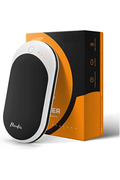 Elindor Încălzitor de mâini ® 5200mAh, baterie externă, USB-C, 12W, 3 nivelur...