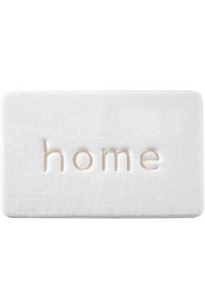 Elindor HOME Bath Mat, Memory Foam, Absorbent, Anti-Slip, 50×80 cm, White