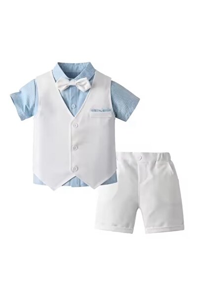 One Derya Costum elegant de vara pentru baieti, 4 piese