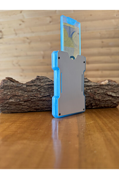 jk jet kart Unisex Mekanizmalı Ekstra Bölmeli Kartlık Metal Gövde Rfid Koruma