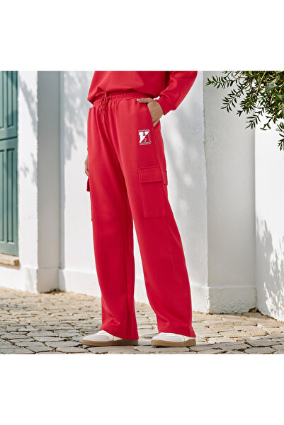 SP Characters Harvard University Print Cargo Joggers with Drawstring Closure