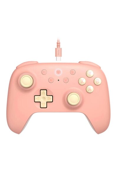 8Bitdo Controler Ultimate 2C cu fir pentru Windows/Android, roz