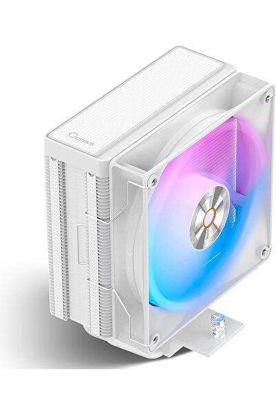 Genneric Delta A40 ARGB CPU Cooler — 120mm PWM Fan, 4 Copper Heat Pipes, Compatible AM4/AM5 & Intel LGA