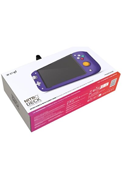 CRKD Controler Nitro Deck pentru NSW, ergonomic, thumbstick-uri interschimbabile, violet