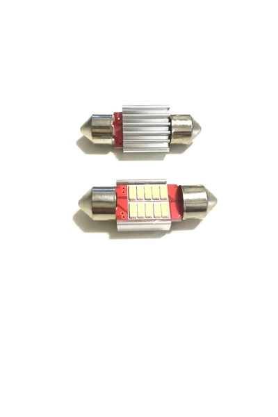 Point Japon Tip Sofit Ampul 12 Volt Beyaz 10 Ledli 31mm 2 Adet Sofit Led
