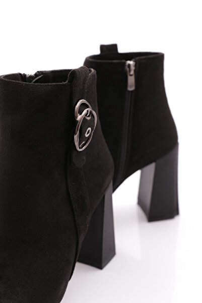 DGN 220 Kadin Aksesuarli Topuklu Bot