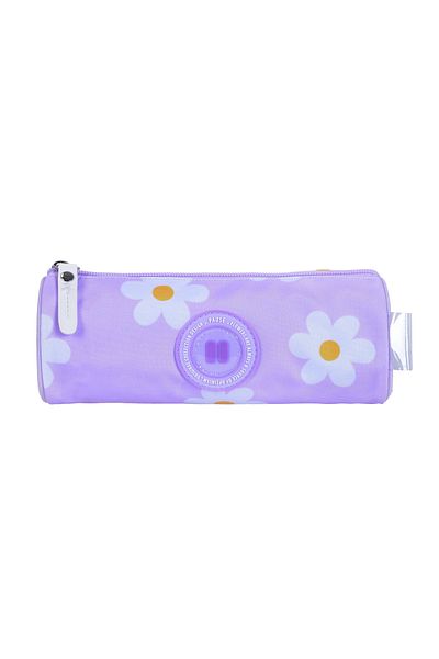 Pause PENCIL CASE Purple Flowers