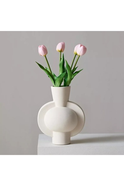 Home Box Floret Soft Tulip 4 Blooms Flower Bundle - 38 cm