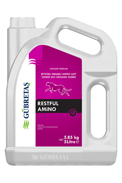 GÜBRETAŞ RESTFUL AMİNO ASİT 5L Stres ve Susuzluğa Karşı Organik Madde,Organik...