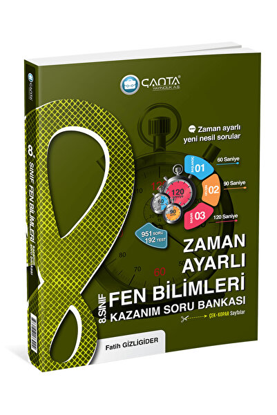 Çanta Yayınları 2025-2026 8. Sınıf Fen Bilimleri Zaman Ayarlı Yeni Nesil Soru...