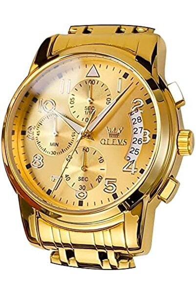 OLEVS ساعات رجال أعمال وسيدات زوجية متطابقة رومانسية من الكوارتز والستانلس ستيل