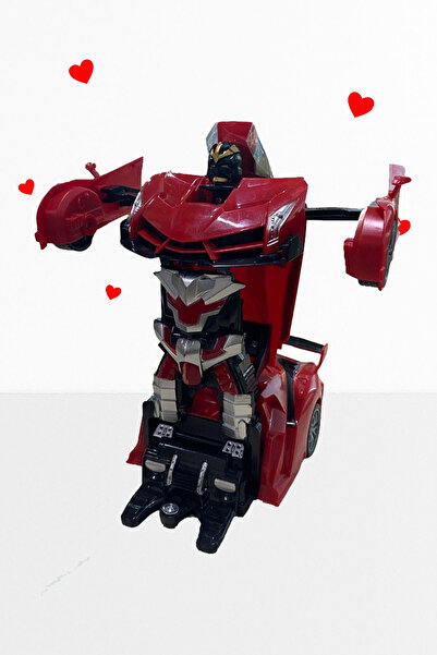 Solemia Robota Dönüşebilen Uzaktan Kumandalı Oyuncak Araba - 1:18 Ölçekli Spor RC Araba ve Robot