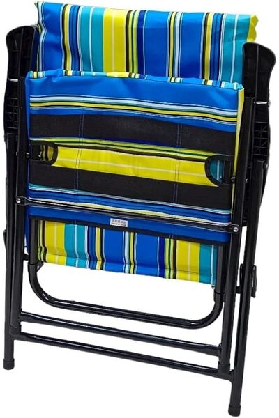 GO2CAMPS Foldable Camping Chair With Cushion - Heavy Quality Sadu Chair for Garden, Fishing, Travel,