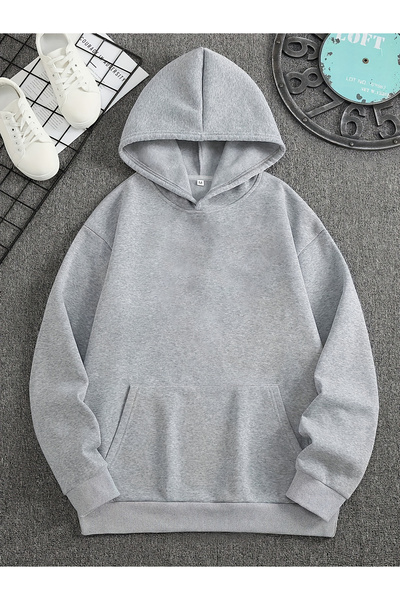 uyguntarz Unisex Directional Compass Printed Oversize Sweatshirt