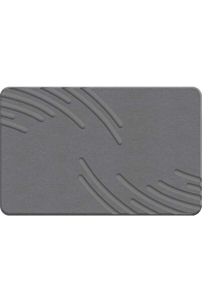 Elindor Covoraș de baie universal din diatomit, modern, antiderapant, absorba...