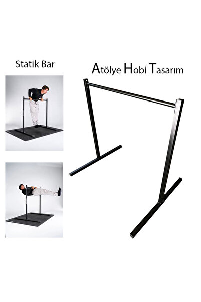 Statik Bar Barfiks Bar kademeli 115 cm front lever