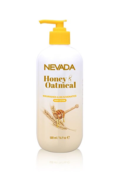 NEVADA لوشن جسم بالعسل والشوفان من نيفادا ترطيب وتغذية بخلاصات طبيعية فاخرة 5...