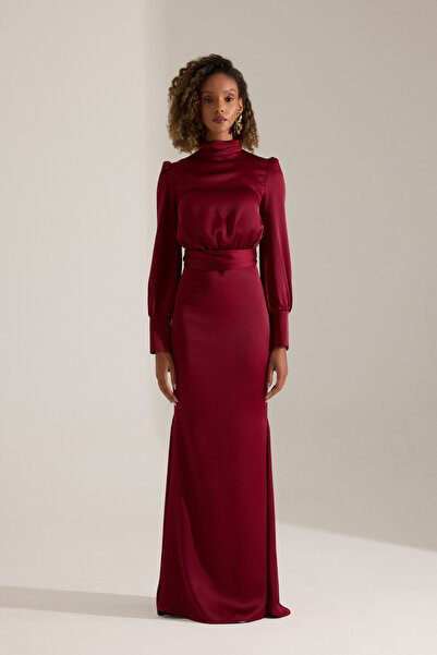 BETTY & SAM ROBİN KOYU KIRMIZI NİKAH ELBİSESİ