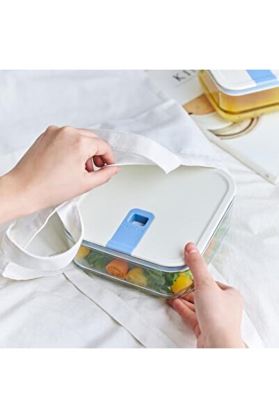 NEOFLAM Perfect Seal Square Glass Storage Container 720ml
