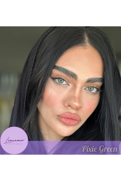 Takmakirpiğim Pixie Green Yeşil Renk Yıllık Kullanım