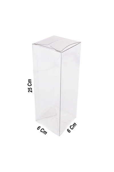 TT Tahtakale Toptancıları Acetate Box 6X6X25 cm (25 Units)