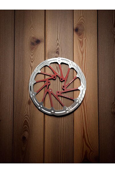 ovela 160mm Elektrikli Scooter ve Bisiklet Uyumlu Fren Diski - Kırmızı