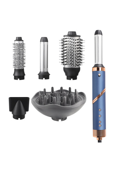 TSItech Uscator de par profesional TSItech®, 6 in 1, Uscare rapida, putere 1500W, ondulare automata