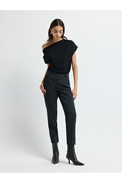 adL Paçası Yırtmaçlı Yandan Cepli Pantolon