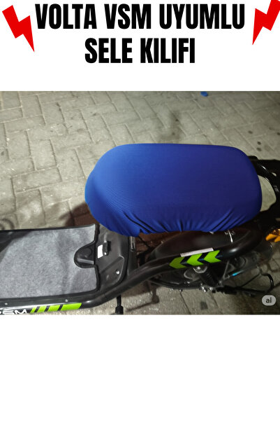 RS JANTİ STORE Volta VSM Uyumlu MAVİ RENK Esnek Lastikli Kumaş Sele Kılıfı – ...