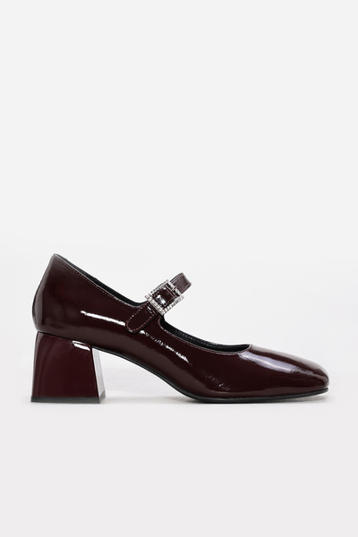 FAST STEP Genuine Leather Women's Thick Heeled Shoes 010Za8714