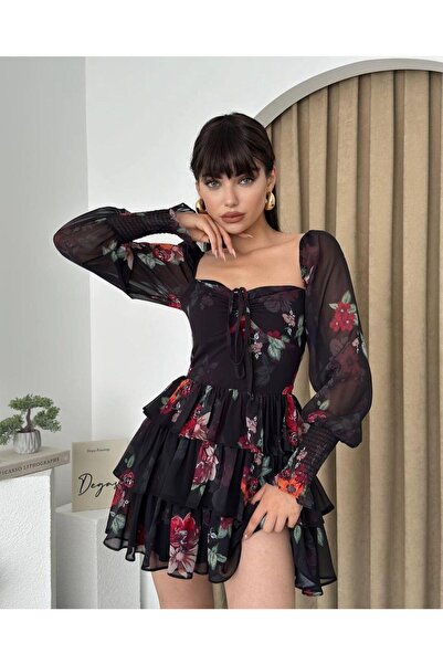 Pinella Butik Helia Mini Elbise 1067
