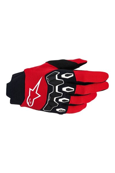 Alpinestars Full Bore V2 Kros Motosiklet Eldiveni Kırmızı Siyah Beyaz