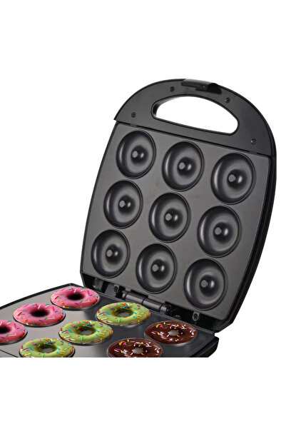 HALEY Professional Mini Waffle Maker made of stainless steel, with non-stick plates and compact