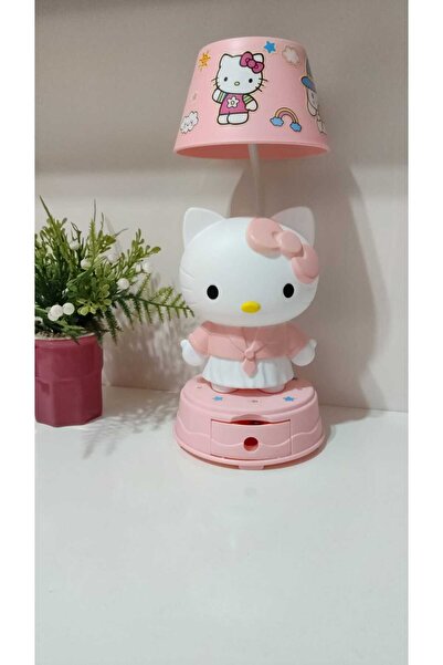 FAMEMUS ACCESSORY Hello Kitty Masa Üzeri Gece Lambası boyut 25 cm
