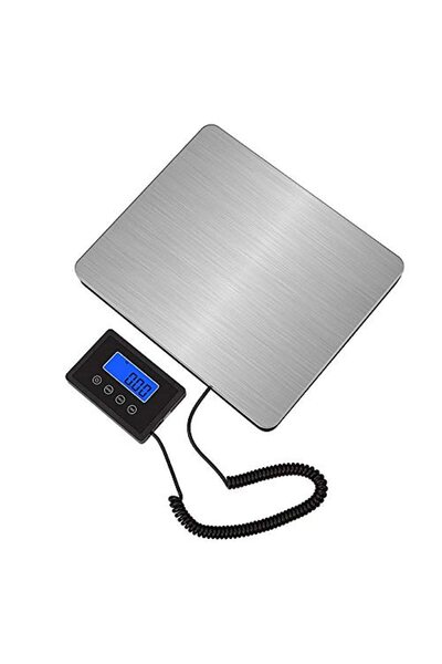 VINSOC ميزان بريدي رقمي عالي التحمل مصنوع من الفولاذ المقاوم للصدأ مع شاشة LCD منفصلة تعمل بالبطارية