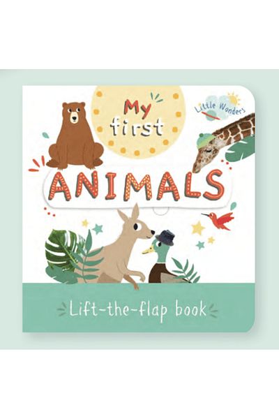 North Parade Publishing Carte Lift The Flap - Little Wonders - Animals