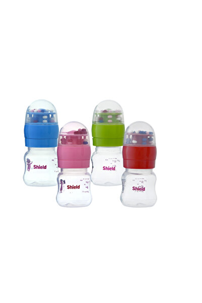 Shield Baby PP Standardneck Rattle Cap Feeding Bottle With Top Cap, +0m, 60ml...