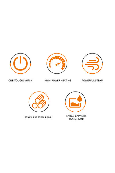 HALEY Fier de călcat vertical cu abur HY-314, 1500W, design compact, încălzire rapidă în 25 de secunde