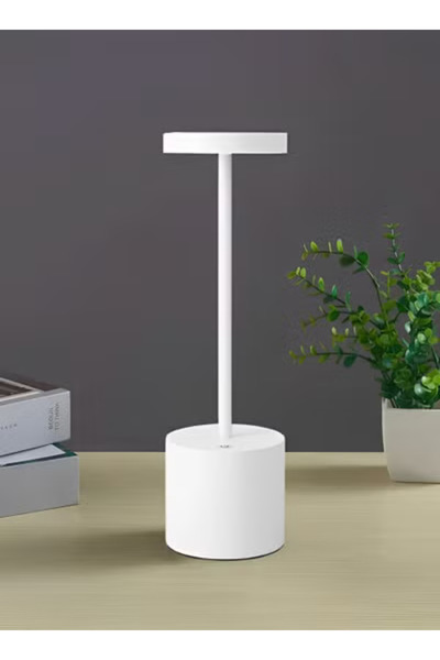 Taimi Rechargeable Cordless Table Lamp Operated Desk Lamps 3-Levels for Restaurants Garden Bedroom