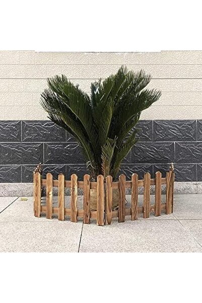 genric ألواح حواف سياج الحديقة الخشبية FFD | سياج خشبي متشابك لحدود الحديقة ٤...