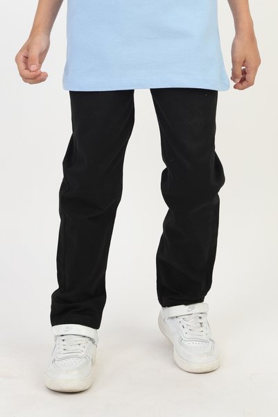 SLOBODA Unisex Printed Black Pants School Pants
