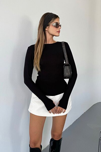 Almira بدلة نسائية من القماش المشروط ذات ياقة أساسية قابلة للارتداء