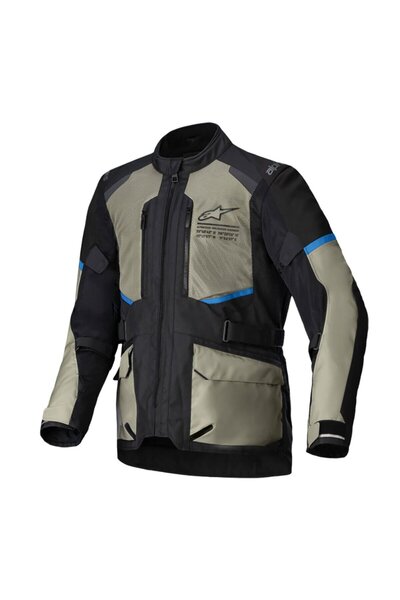 Alpinestars Andes Air Drystar Korumalı Motosiklet Montu Gri Siyah