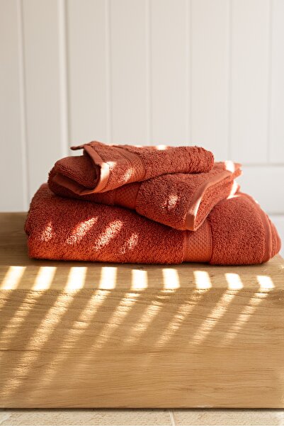 bulldanco Набір бавовняних рушників для ванної кімнати: рушник для рук, рушник для обличчя, рушник для голови, 3 шт.