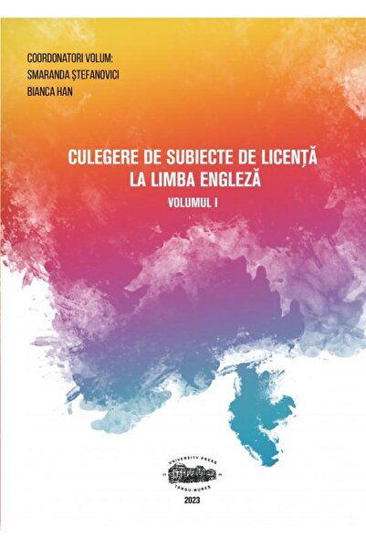 University Press Culegere de subiecte de licenta la limba engleza.