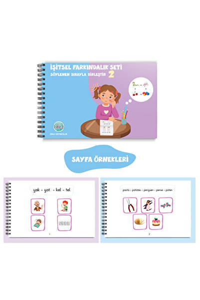 Dka Yayınları İşitsel Farkındalık/Söylenen Sırayla Birleştir