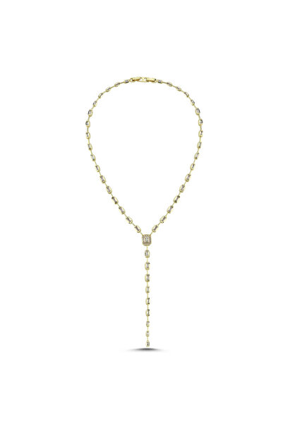 Merano Design Bones Gold Kolye