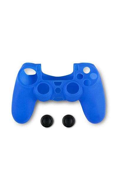 Spartan Gear Husă de protecție din silicon Spartan Gear, antiderapantă, pentru PS4, albastră