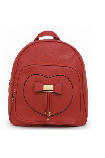 ORAMI LADIES BACK PACK WITH ADJUSTABLE SHOULDER STRAP PU LEATHER